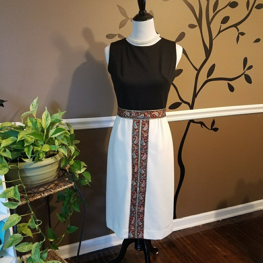 True Vintage late 60's early 70's Paisley dress